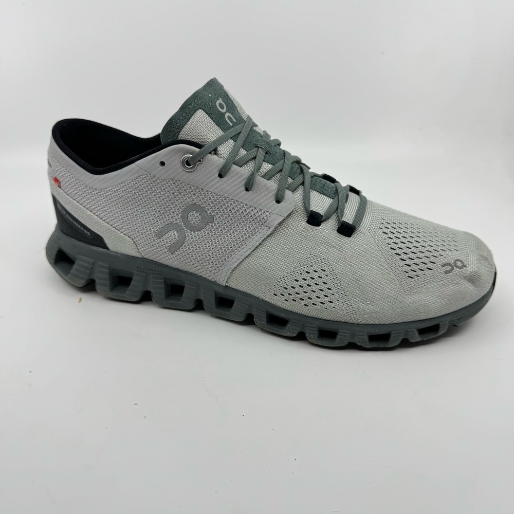 On Running Mens Cloud X2 Color Glacier/Olive Color 10.  iCloud - Picture 7 of 11